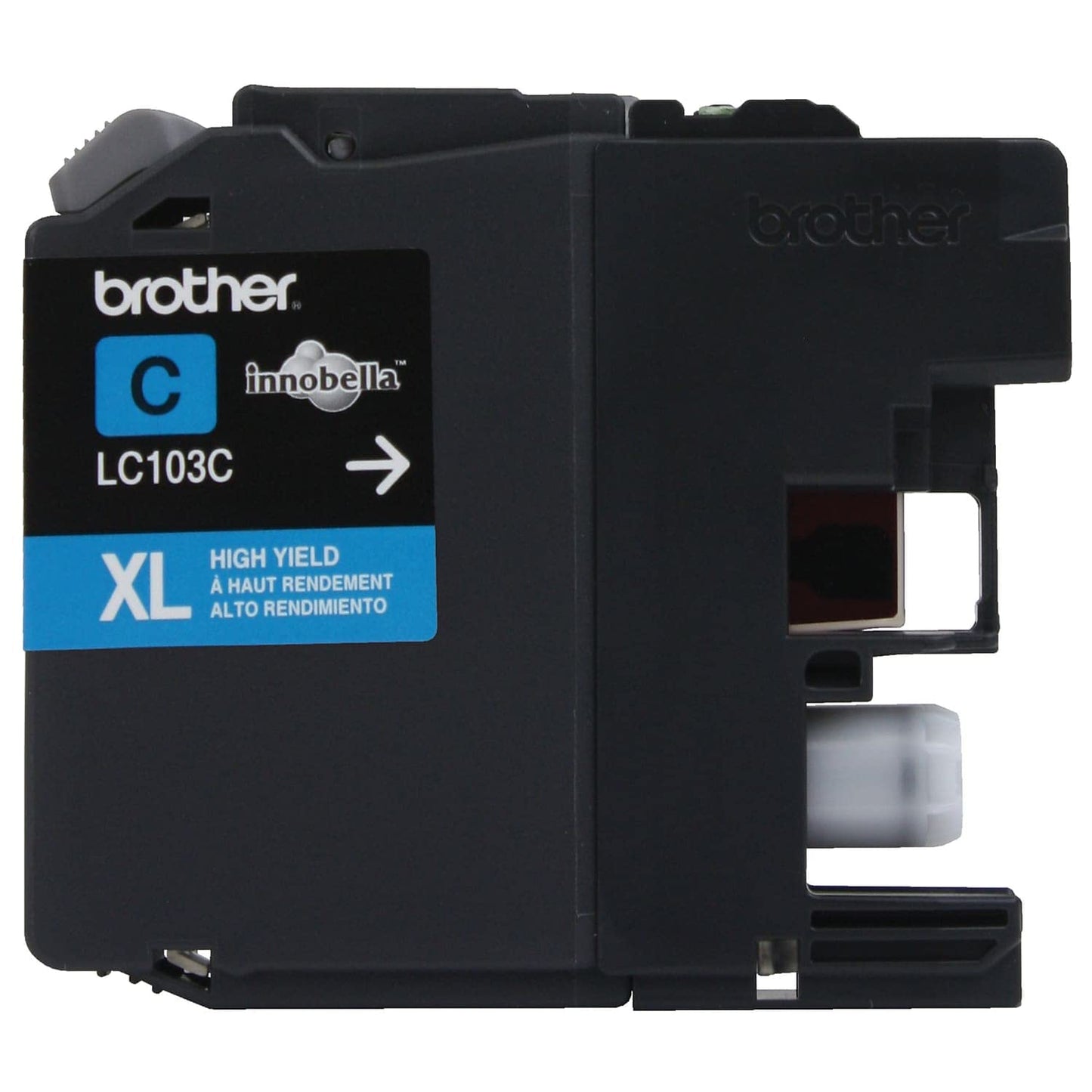 Brother LC-103C DCP-J132 J152 J171 J4110 J552 J752 MFC-J245 J285 J4310 J4410 J450 J4510 J870 J875 Ink Cartridge (Cyan) in Retail Packaging