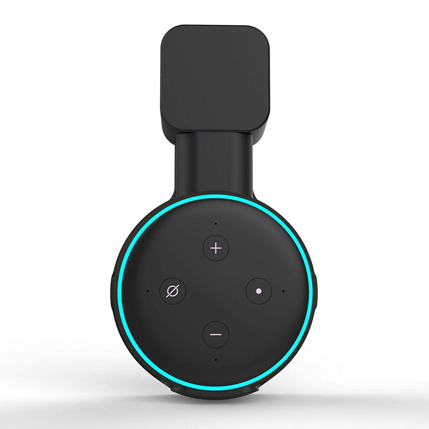 Suixing Outlet Wall Mount Holder Hanger for Echo Dot 3rd Gen, A Space-Saving with Cord Management for Smart Speakers Hide Messy Wires Place on Kitchen