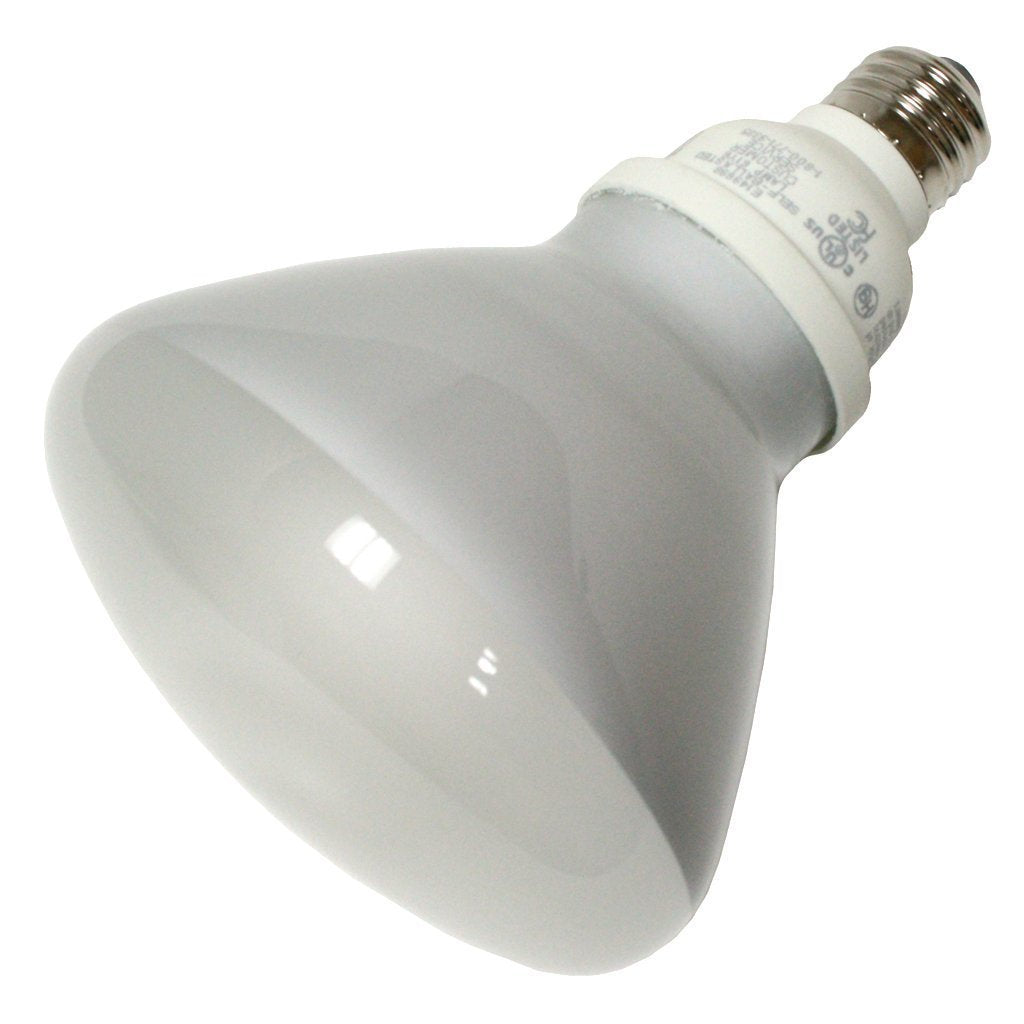 (Case of 12) TCP 804023-23 Watt Compact Fluorescent R40 Flood Light Bulb, 2700K