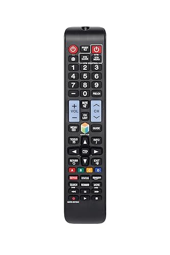 GHUST AA59-00784C Remote Control Replacement for Samsung Smart HD TV UN32F6350 UN40F5500 UN40F6350 UN46F5500 UN46F6350 UN50F5500 UN50F6350 UN55F6350