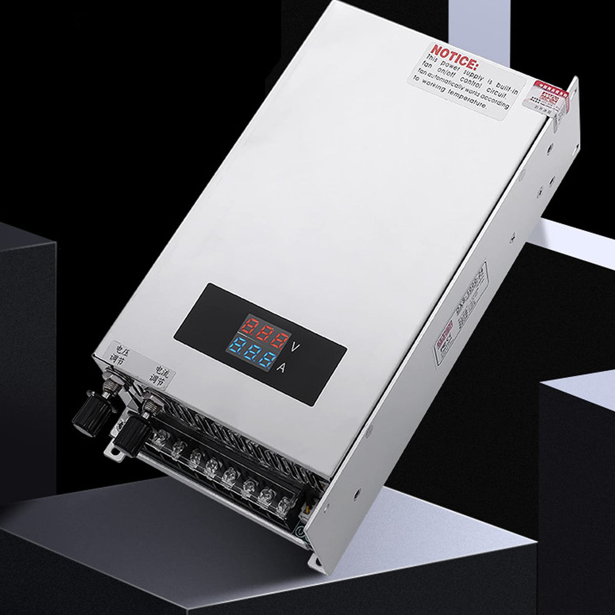 1000W Adjustable Switch Power Supply with LED Display 0-48V DC Output for Industrial Automation and LED Displays