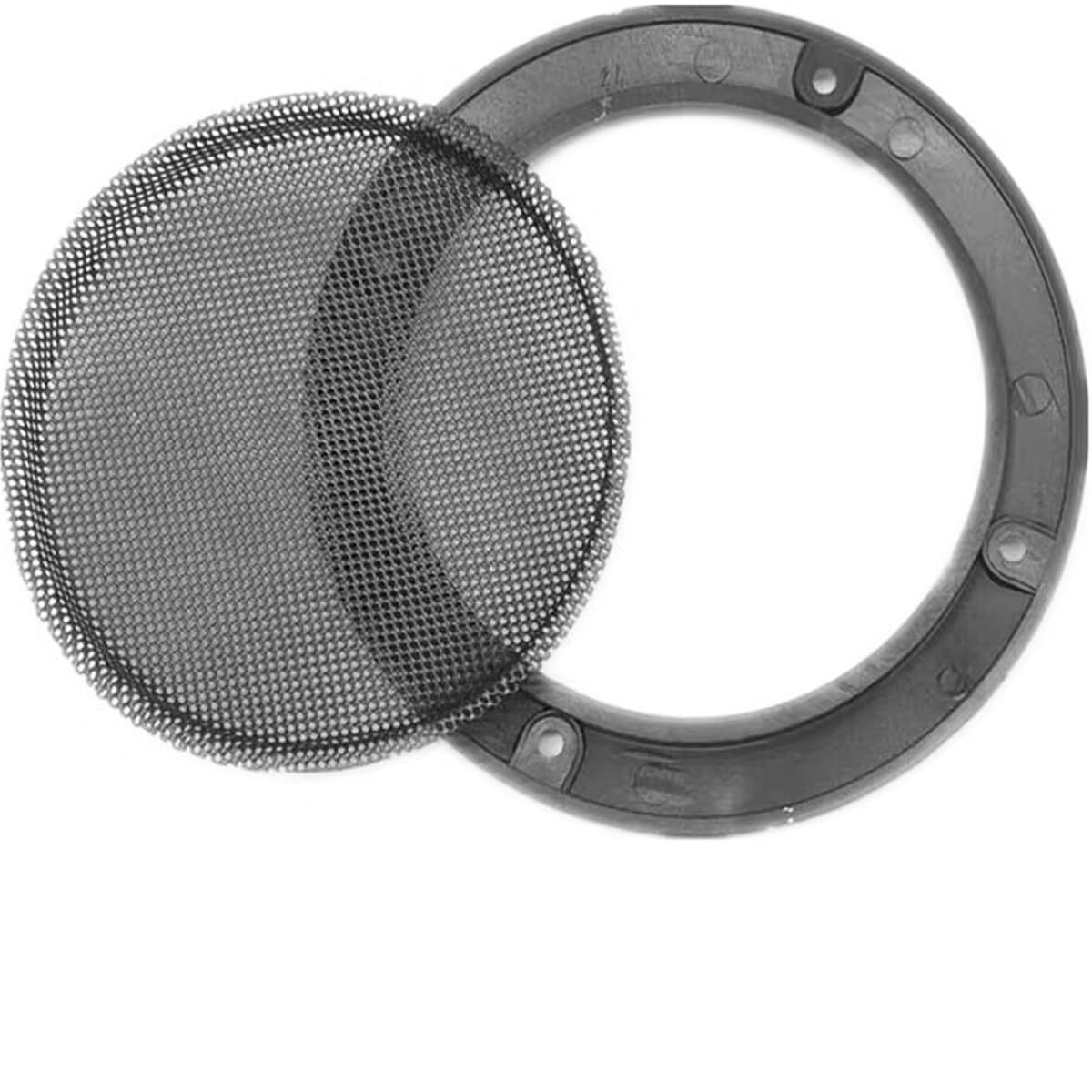 Lagogia 10" Universal Speaker Grille Mesh Cover, Round Decorative Ring Woofer Protection Grille Protective Cover for Cars Home Stereo DIY Accessories