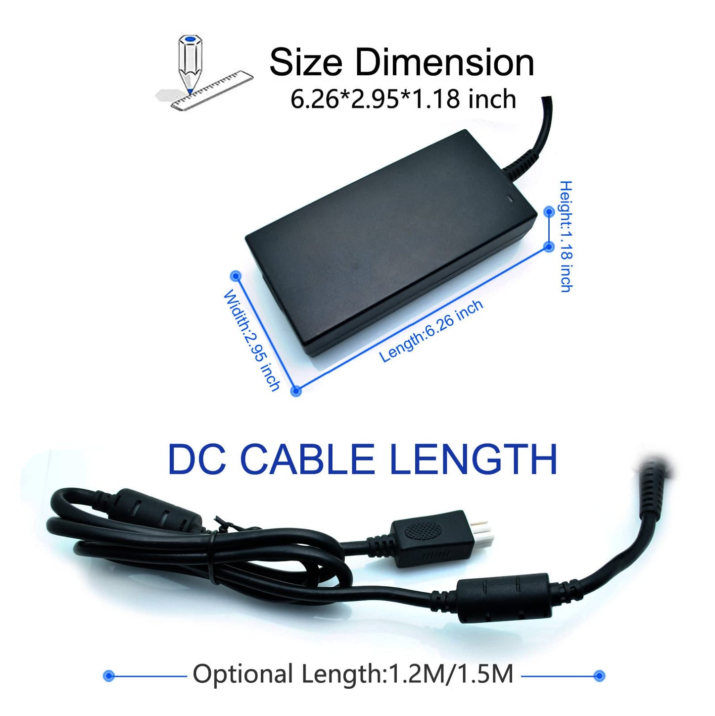 New 12V 9A 108W AC Power Supply Adapter Fit for Cisco PWR-4320-AC FA110LS1-00 ISR4321/K9 341-0701-03 Router Charger with Power Cord