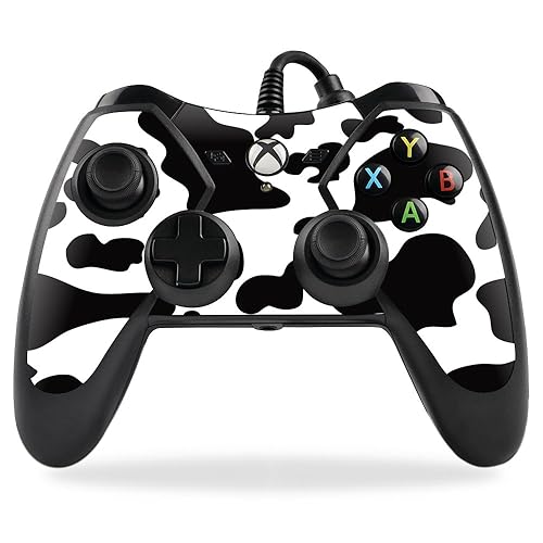 MightySkins Skin Compatible with PowerA Pro Ex Xbox One Controller case wrap Cover Sticker Skins Cow Print