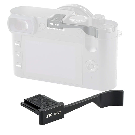 JJC TA-Q2 Thumbs Up Grip for Leica Q2 Camera, Leica Q2 Thumb Grip, Made of Premium Anodized Aluminium Alloy, Silicone Pad, Hot Shoe Grip for Leica Q2