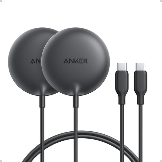 Anker Zolo Magnetic Wireless Charger, Qi2 Certified 15W MagSafe-Compatible Wireless Charging Pad, for iPhone 17/16/15 Series, AirPods, and More (Not