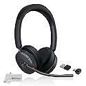 Yealink Headset BH74 Bluetooth Wireless On-ear, Acoustic Shield Mic & Hybrid ANC, Long Battery, All-Day Comfort, Dual Busylight, Teams Certified…