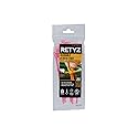 RETYZ 6-Inch Fluorescent Pink Reusable Releasable Cable Ties - 20 Pack, 50 lb Strength, Patented Quick-Release, Tool-Free Design for Home, Office,