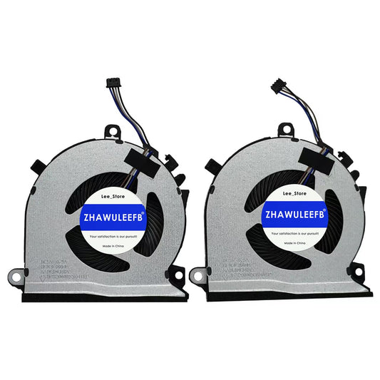 Replacement CPU+GPU Fan for HP Pavilion Gaming 15-EC Series Cooling Fan 15-EC0013D Service PN: L77560-001 DC5V 0.5A 1PCS