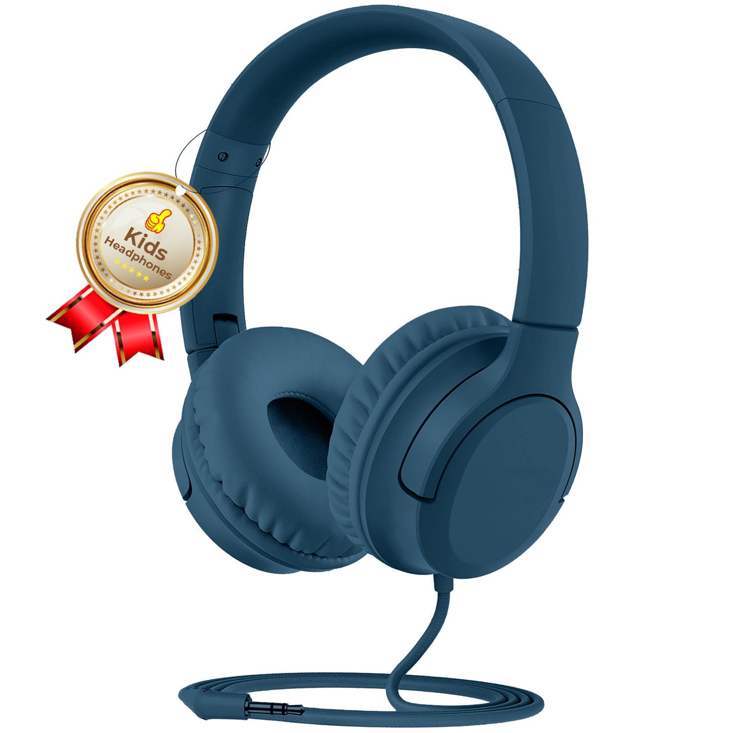 Kids Headphones, 3.5mm Jack Wired On-Ear Foldable Headphones for Kids