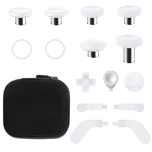 TOMSIN Thumbsticks&Paddles for Xbox Elite 2 Controller,15 In 1 Accessories Pack with Case for Xbox Elite Controller Series 2 Core,6 Metal