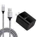 OrSunday Quick Charge 3.0 Fast Charger Compatible Moto G10 G9 G8 G7 Power Plus Play, Edge/G Power/Stylus/Razr/One 5G Ace/G100, G6 X4 Z4 Z3 Z2 Z Play