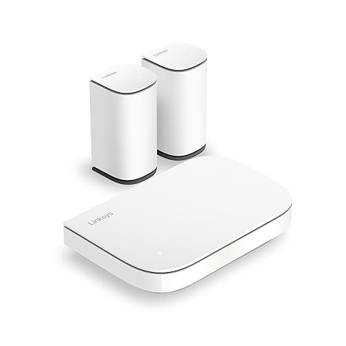 Linksys Multi-gig Micro Mesh WiFi 6 System | Connect 100+ Devices | Up to 5,000 Sq Ft | Speeds of up to 3.0 Gbps | 3Pk | No App Required | 2024