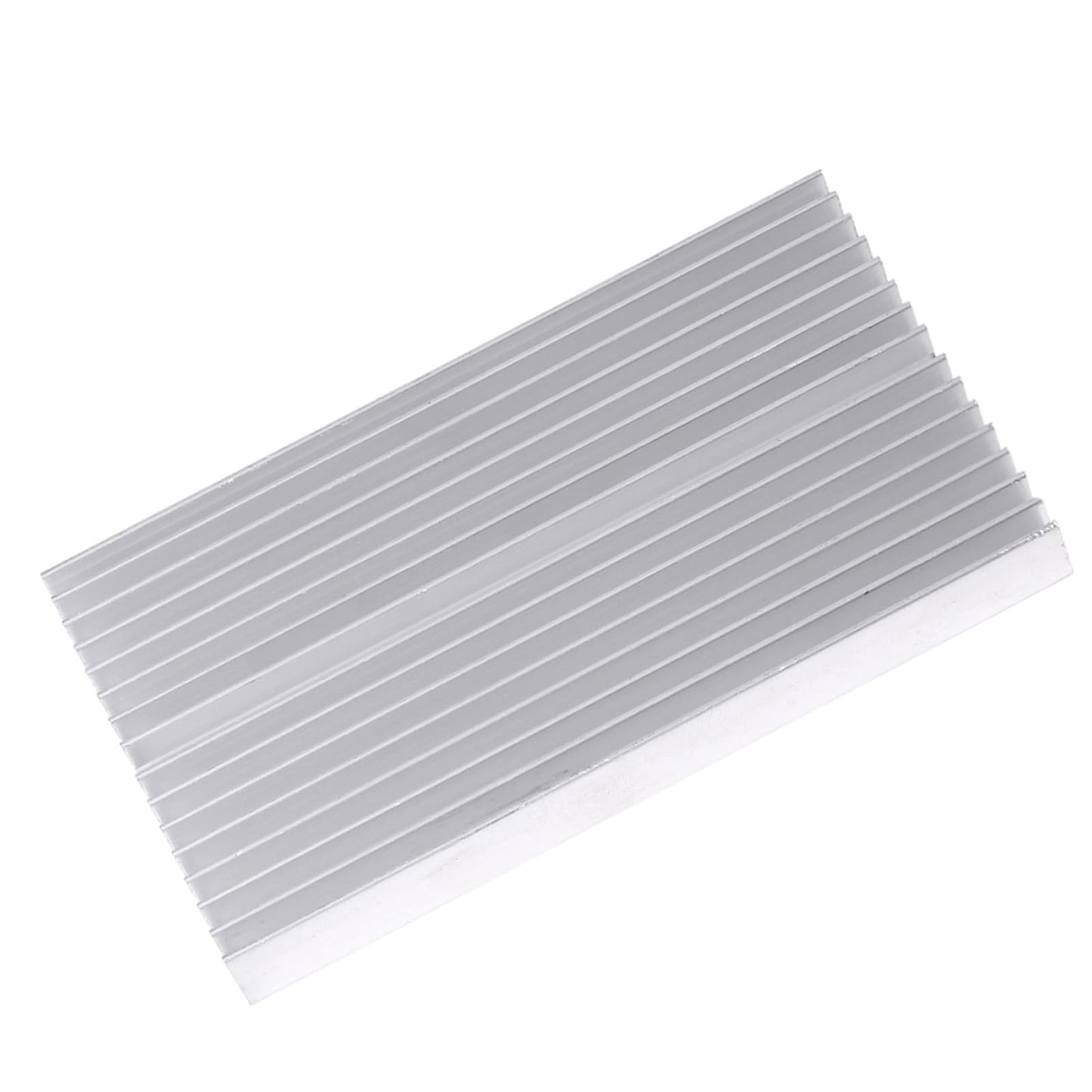 Aluminum Heatsink, Grille Shape Heat Sink Cooling Fin for IC LED Power Transistor 100X60X10mm 16 Teeth