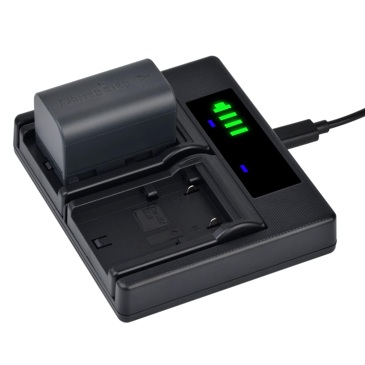 Batmax 2Pcs 2500mAh BN-VF815 Battery + Quick LED USB Charger with Type C Port for JVC BN-VF815 BN-VF815U and JVC Everio GZ-MG130 148 150 155 175 255