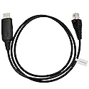 GoodQbuy KPG-46 USB Programming Cable for Kenwood Radio TM-261A TM-271A TM-281A TK-863G TK-868 TK-868G TK-880 TK-880G TK-8108 TK-8150 NX-700 NX-800