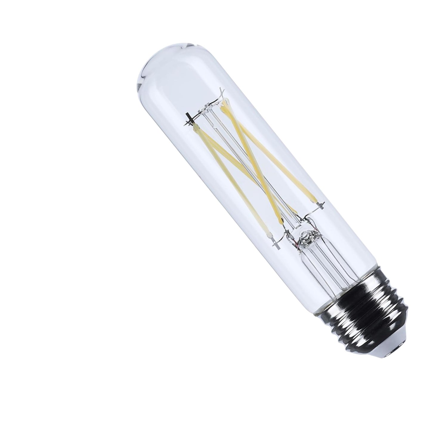 Satco 5.5W T10 LED Light Bulb 3500K Neutral White 450 Lumens Clear 300 Degree Beam E26 Medium Base 92 CRI Dimmable Wet Rated IP65 Enclosed Fixture
