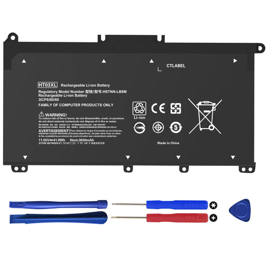 HT03XL HSTNN-LB8M Laptop Battery L11119-855 for HP Pavilion15-CS 15-DA 15-DB 15-DW 17-by 17-CA 14-CE 14-CF 14-DF Series 15-CS0053CL 15-DW0033NR