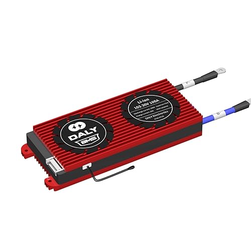 DALY BMS 10S 36V 100A Li-ion Battery Protection Module PCB Protection Board with Balance Leads Wires BMS for 18650 Battery Pack 36V(Standard BMS,100A…