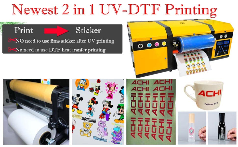 Oabduz 500ML UV DTF Ink UV DTF Printer Ink 500ML Neutral UV DTF Ink for XP600 UV DTF Printer Sticker Machine Varnish 500ML/Bottle (500ML-Varnish)