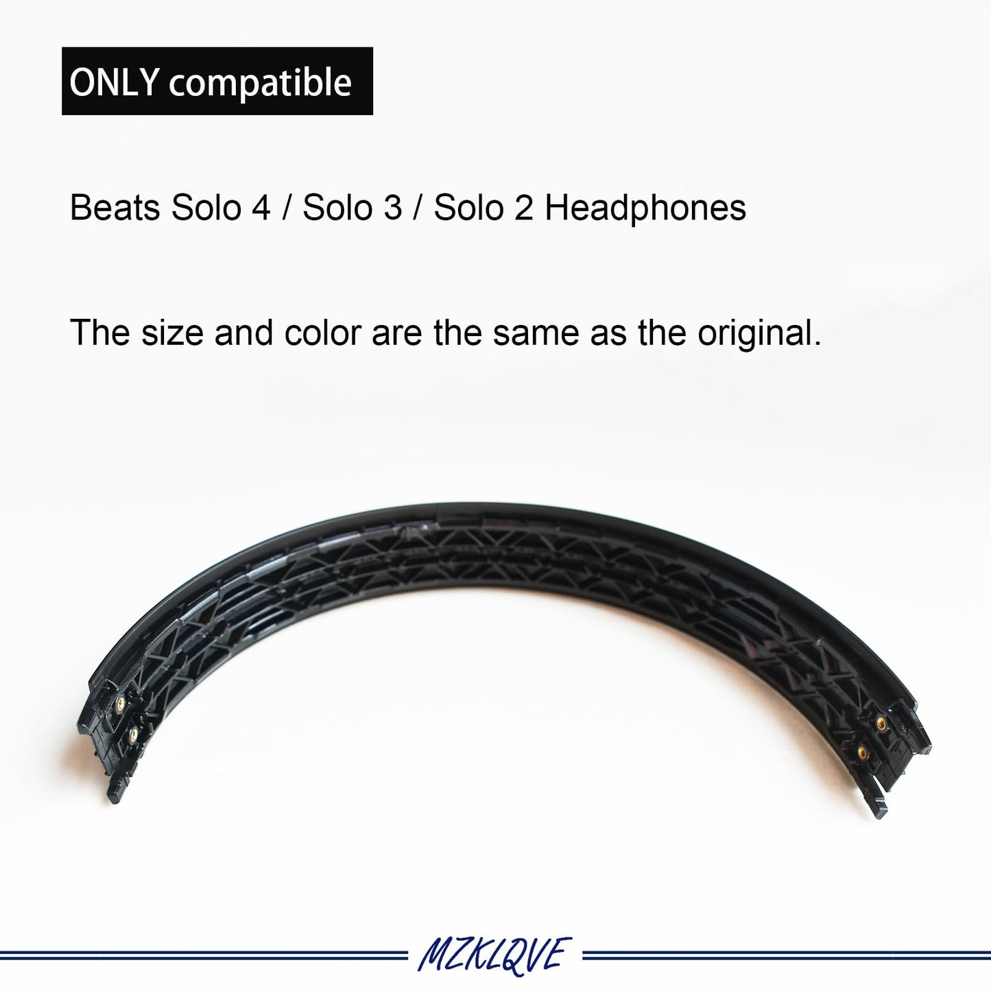 Solo 3 Headband - Replacement Premium Repair Parts for Beats Solo3 & Solo 2 Wired/Wireless Headphones (Matte Black)