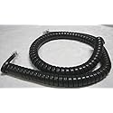 DIY-BizPhones 10 Pack of Charcoal 12' Ft Handset Cord Compatible with ESI Phone Digital IP 48 Key IPFP H DFP 12 16 24 DP1 30D 60D IVX C E S 50 Class
