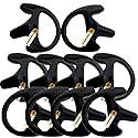 Lsgoodcare Replacement Earmold Earbud (Left and Right Ear) for Two Way Radio Acoustic Coil Tube Earpiece - Open Ear Insert Earmould Earbuds Black…