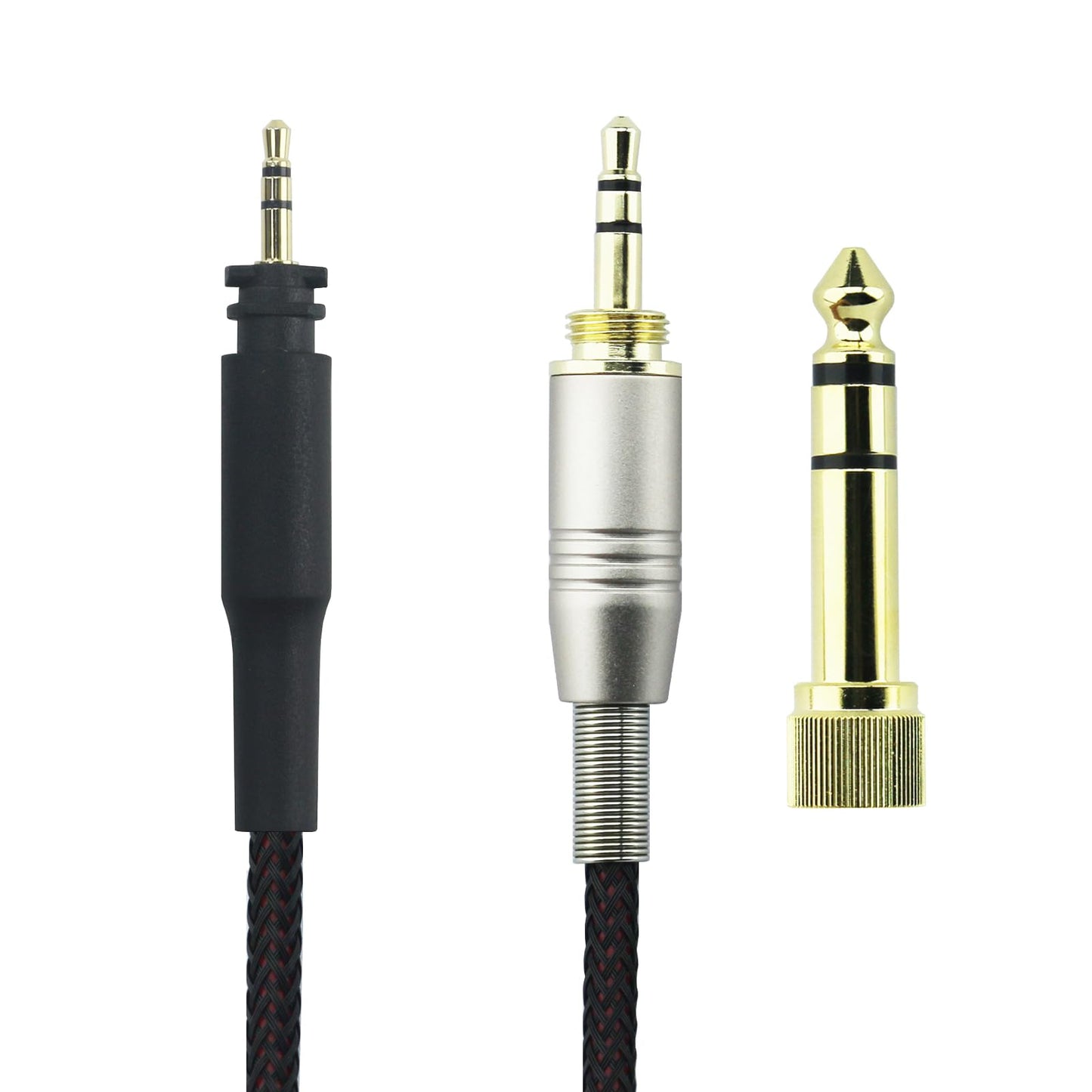 NEW NEOMUSICIA Replacement Cable for SHURE SRH840 SRH940 SRH440 SRH750DJ Headphones Braided Wire Audio Upgrade HiFi Stereo Cord 150cm/4.5ft