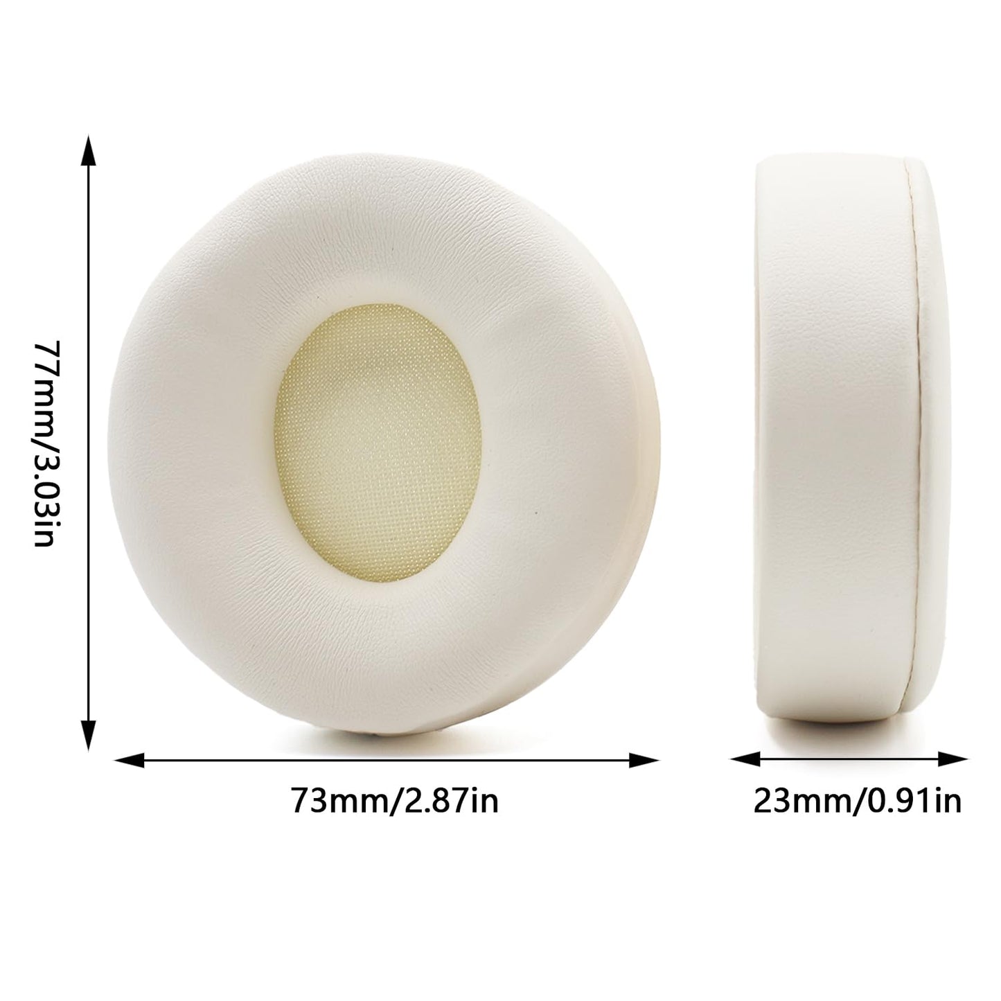 Solo Pro Wireless Ear Pads Replacement,Protein Leather Soft Memory Foam Earpads Ear Cushion Pad for Beats Solo Pro Over Comfortable Upgrade Headphone