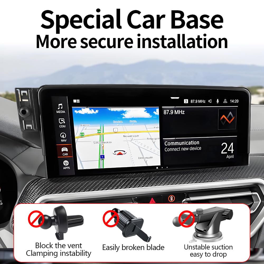 Car Phone Holder For BMW X3 2022-2024?X3 M 2022-2024?X4 2022-2025?X4 M 2022-2024?12.3 inch Screen? Auto Accessories Interior Decoration Cell mobile