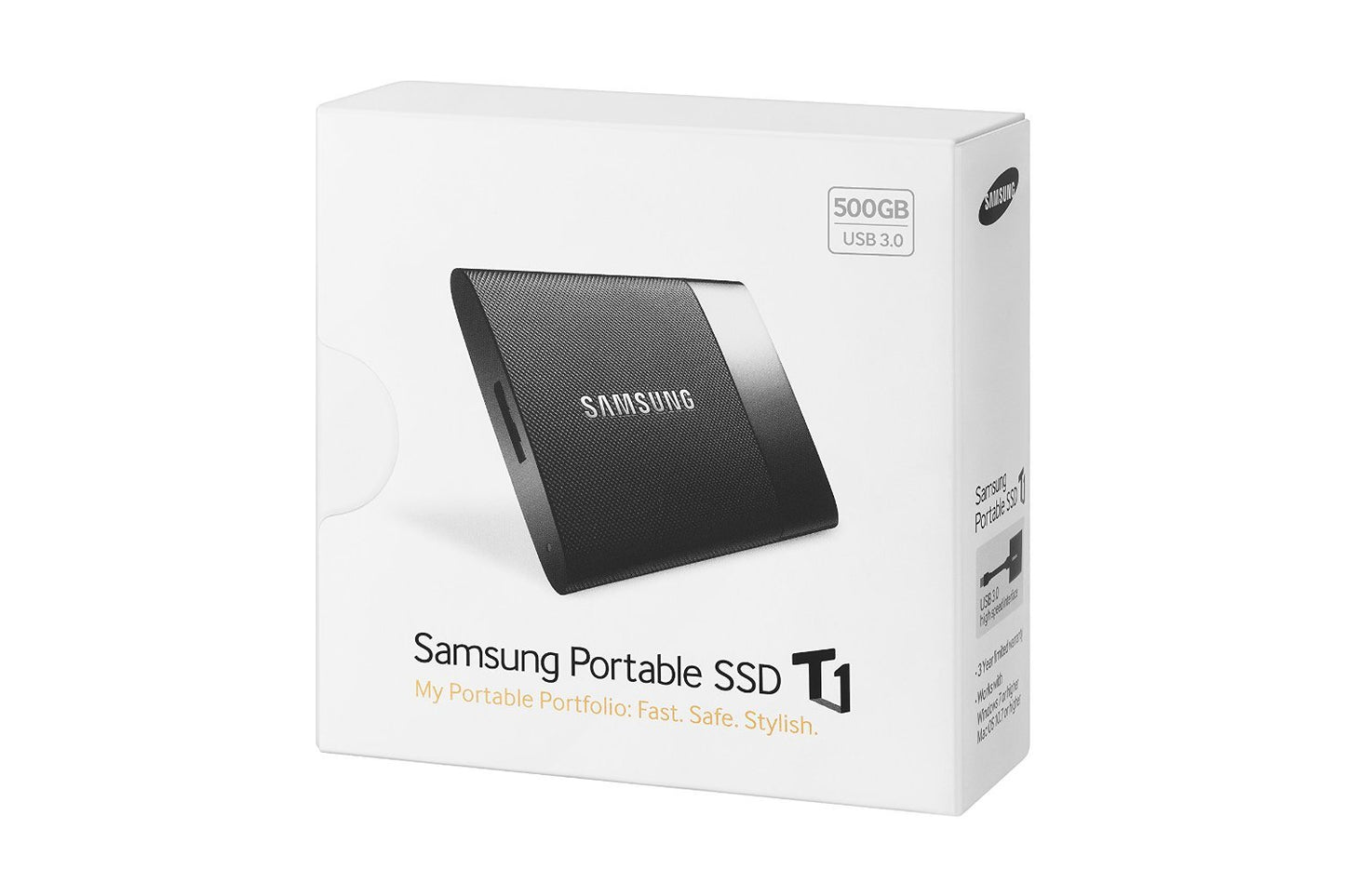 [DISCONTINUED] Samsung T1 Portable 500GB USB 3.0 External SSD (MU-PS500B/AM)