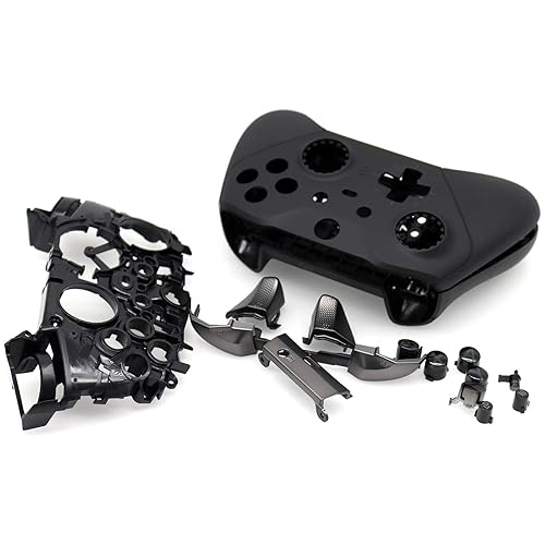 Deal4GO Full Shell Housing Case kit with RB LB Trigger Bumper Face Button Set Replacement for Xbox One Elite 2 Controller