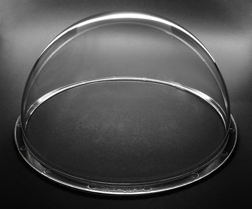 JMX 7 Inch Acrylic Indoor/Outdoor CCTV Clear Camera Dome Cover Security Camera Housing