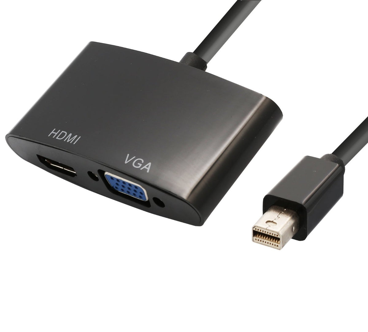 IO Crest SY-ADA33029 Mini DP to VGA/HDMI Converter DisplayPort Male 20-pin