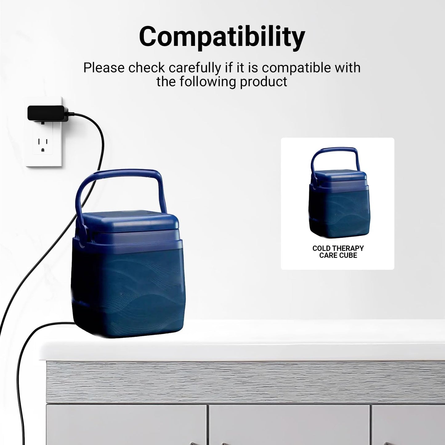 Power Cord Compatible with Breg Polar Care Cube Part 10698-6V Charger Accessories Compatible with Breg HON-Kwang HK HONKWANG D0660 00660 - Supply AC…