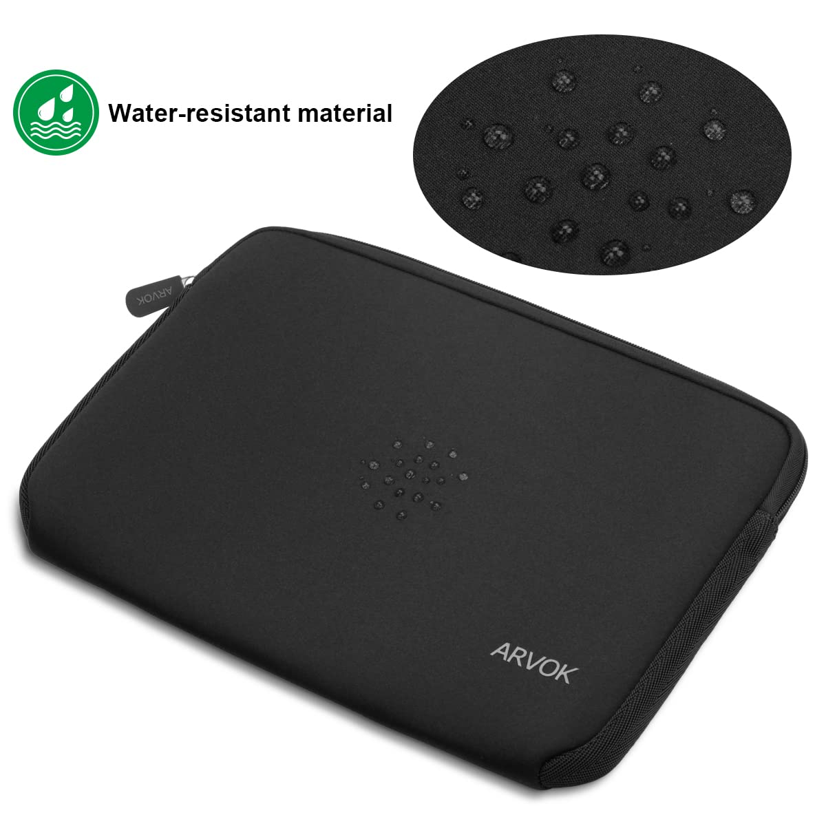 ARVOK 15 15.6 16 inch Laptop Sleeve Case, Water-Resistant Notebook Computer Pocket Tablet Briefcase Carrying Bag Pouch Skin Cover