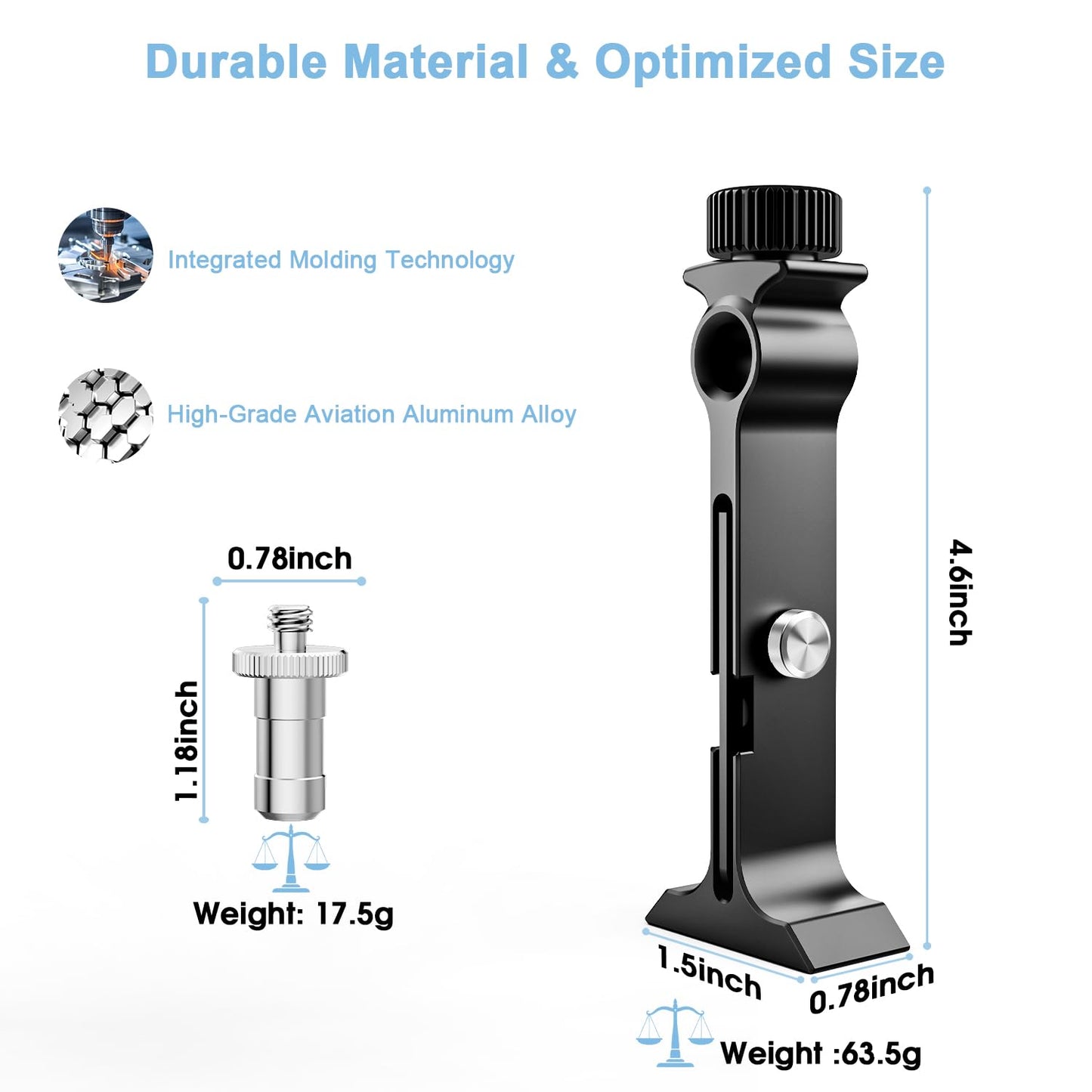 usogood Binocular Tripod Adapter Anti-Lost Wrench | Quick Release | Safty Lock | Bino Tripod Adapter with Arca-Dovetail & 1/4-20inch Thread, Fits Most