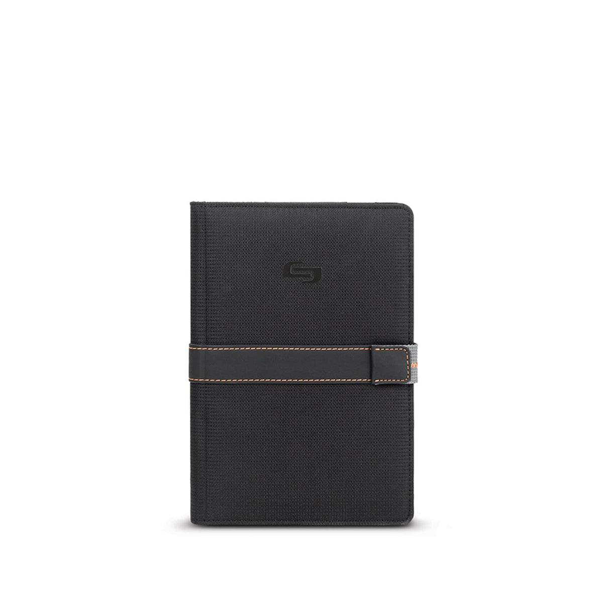 Solo New York Metro Universal Fit Tablet/eReader Booklet, 5.5" to 8.5", Black/Orange