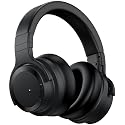 Commalta E7 Active Noise Cancelling Wireless Bluetooth Headphones With Rich Bass, Clear Calls, Bluetooth 5.0, 30 Hours Playtime, Comfort Fit, Black