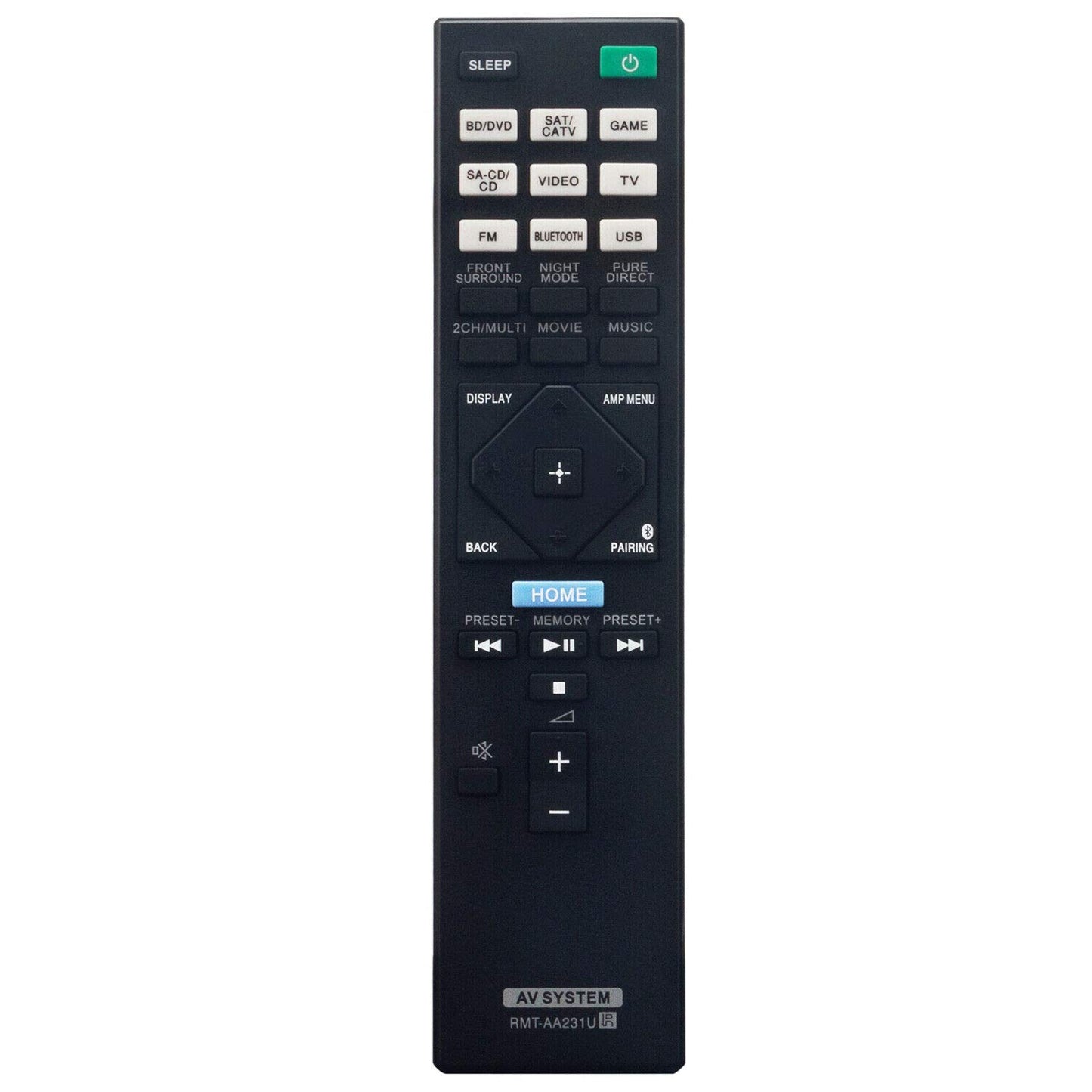 XVEFAT New RMT-AA231U Replace Remote Control for Sony Home Theater AV Receiver STR-DH770 STRDH770, (For STR-DH770 STRDH770)