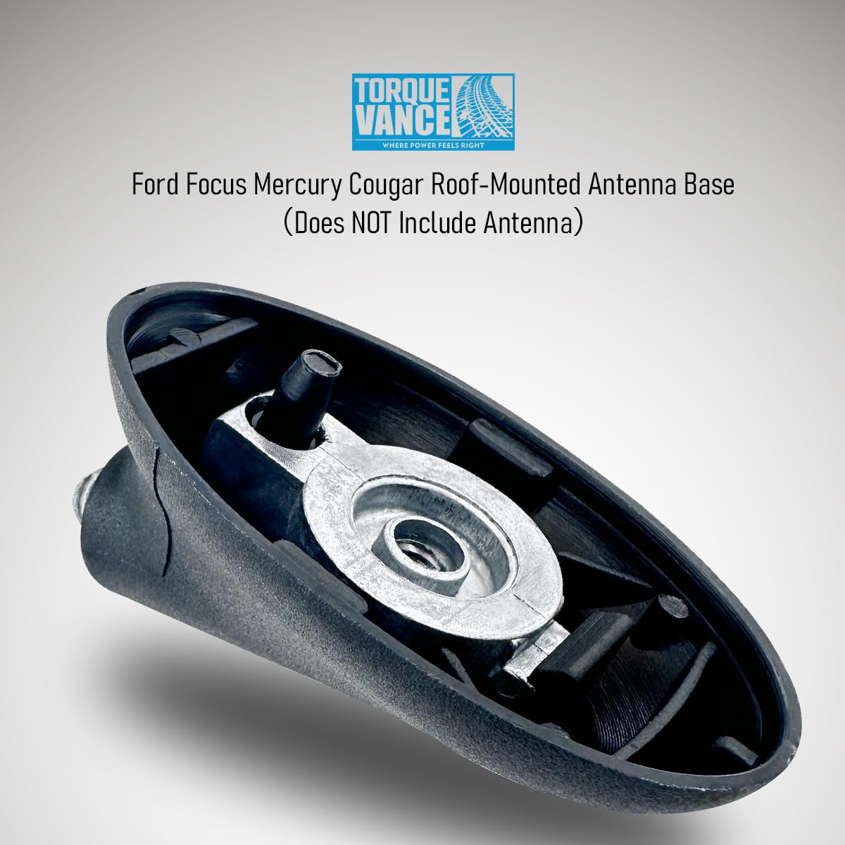 TorqueVance Antenna Base XS8Z-18919-AA Car Roof Radio Antenna Mount Base AM FM Fit for F-ord Focus 2000-2007 Fusion