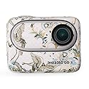 Protective Sticker for Motion Camera Body for Insta 360 GO 3 - Waterproof, Scratch Resistant, Sweatproof, 3M Material (Crane-White)