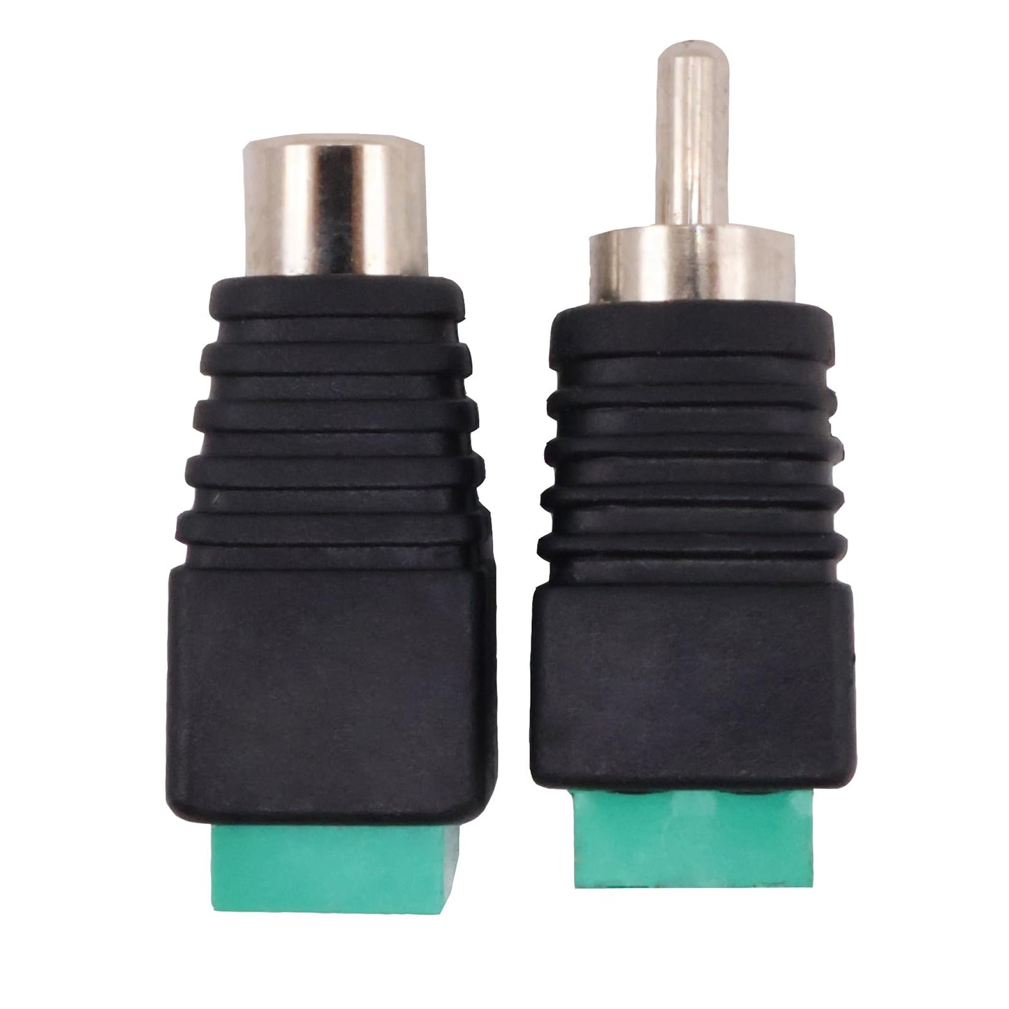 FBHDZVV 3-Pack RCA Audio/Video Connector Adapter, Male-to-Female, 3-Pin XLR, Indoor/Outdoor, 12V, 1000KHz, 12 Pin, Compatible with Speaker, CCTV, Home
