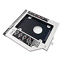 2nd HDD SSD Hard Drive Optical Frame Caddy Tray for HP ProBook 650 645 640 G1 with Bezel Front Panel Mounting Bracket