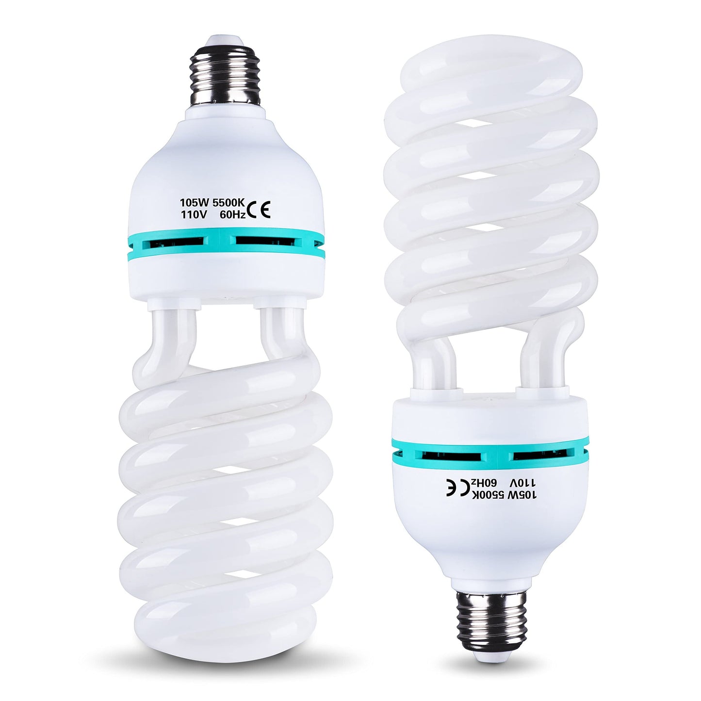 EMART Full Spectrum Light Bulb, 105W Spiral CFL 5500k Daylight for Softbox Lighting Kit, Replacement Lamp for Photography Photo Video Studio