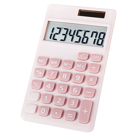 Seaciyan Basic Calculator, Desktop Cute Pocket Size Mini Calculators for School, Office, Home (Pink)