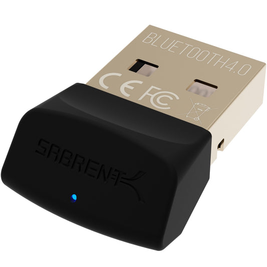 SABRENT USB Bluetooth 4.0 Micro Adapter for PC [v4.0 Class 2 with Low Energy Technology] (BT UB40)