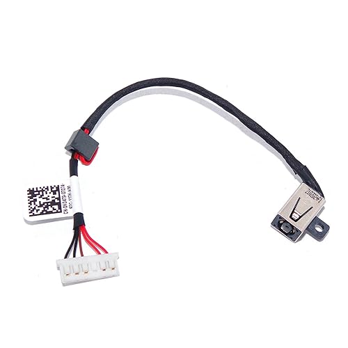 Wobeater Replacement DC Power Jack Socket Charging Port Cable for Dell Inspiron 15 5566 5555 5558 5551 5559 5459 5458 5455 P51F P28E P64G KD4T9