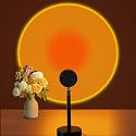 easeking LED Sunset Lamp - Sunset Lights Night Lights LED Projector Floor Lamp Atmosphere Light Night Light for Bedroom Livingroom Party Bar Store