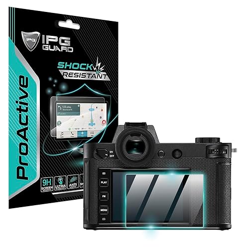 IPG ProActive for Leica SL2 Camera Display (2 Units) 9H Hardness Screen Protector Nano Ceramic Film Ultra Responsive High Clarity Smudge & Shock Proof